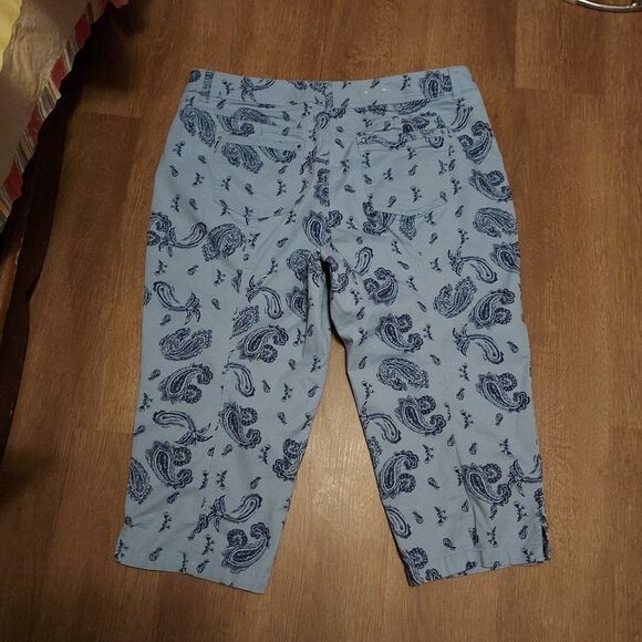 Style and Co  EX COND 14 waist36 rise 11 inseam 20 1/3  Blue - Picture 2 of 5